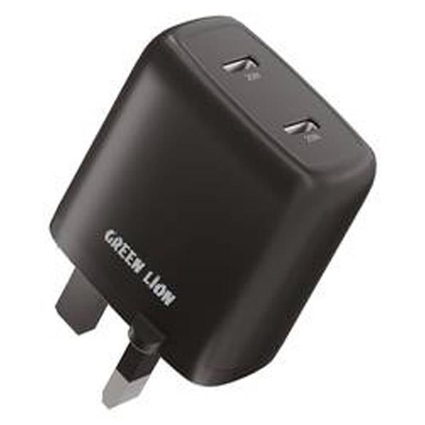 شارژر دیواری گرین مدلUSB-C GNWC2PD40WBK شارژ 40 وات